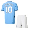 Maillot de Supporter Manchester City Grealish 10 Domicile 2024-25 Pour Enfant